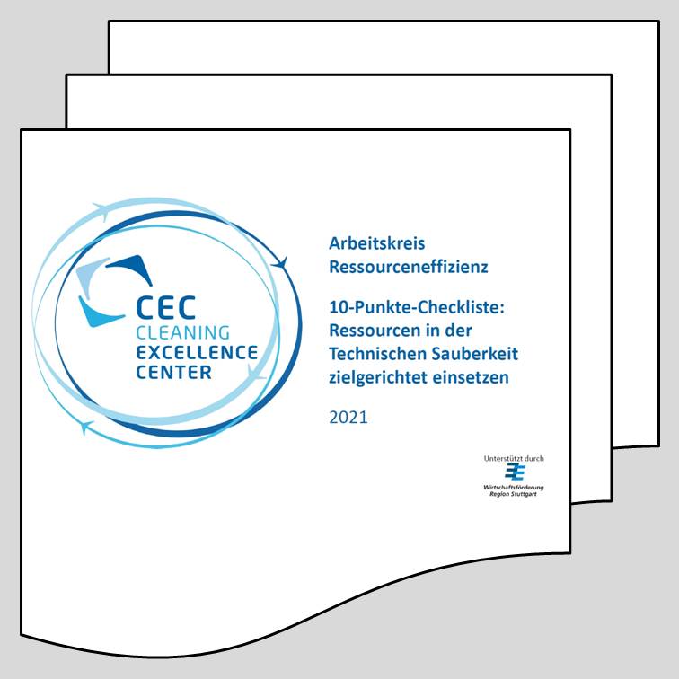 CEC-Arbeitskreis veröffentlicht Checkliste für den zielgerichteten Einsatz von Ressourcen in der Technischen Sauberkeit